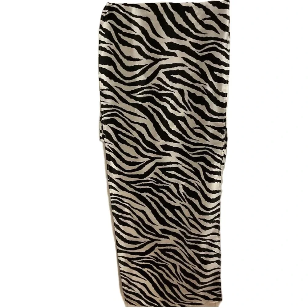 Exotica Luxe Zebra Print Wrap Scarf NWT